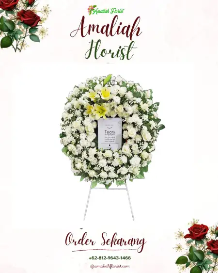 Krans Bunga Duka Sukatali